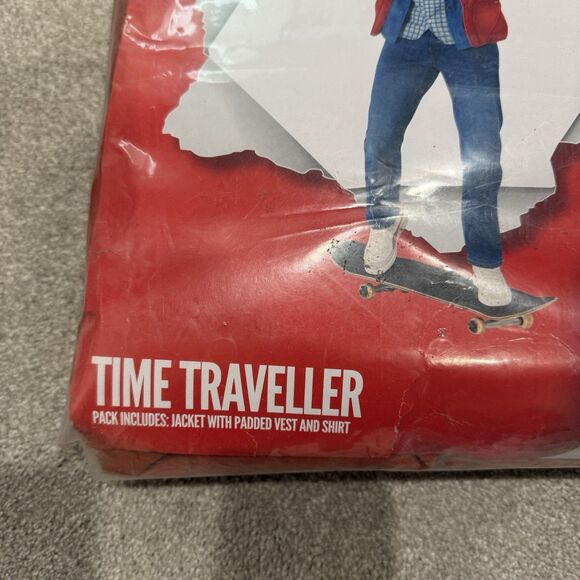 Back to the Future Costume Adult Marty McFly Outfit Time Traveller Mens XL New - Picture 2 of 6